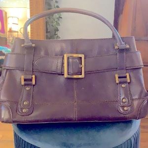 MAXX NY beautiful PURPLE leather handbag.